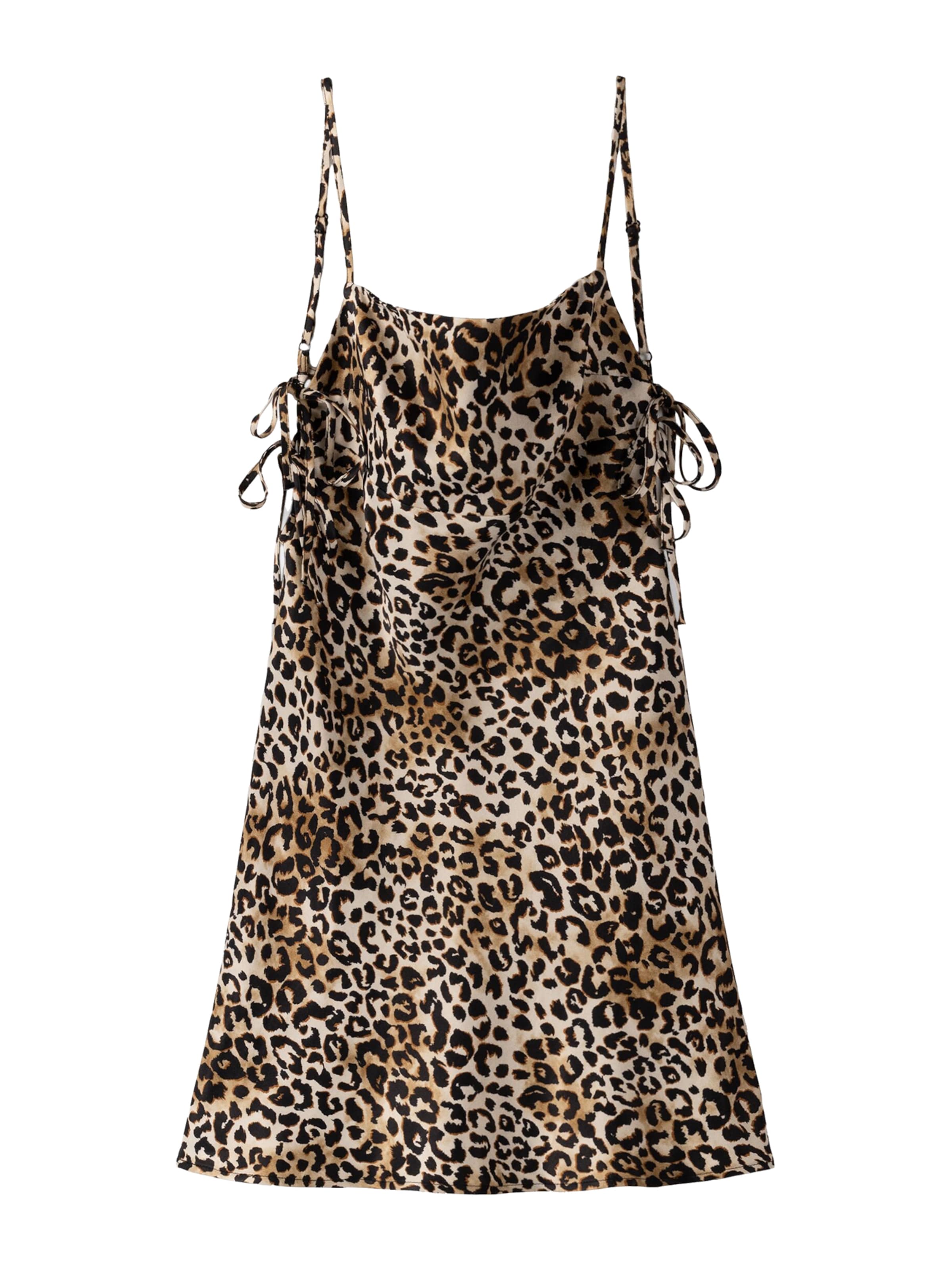 bézs / sötét barna / fekete Bershka Ruha, Termék nézet