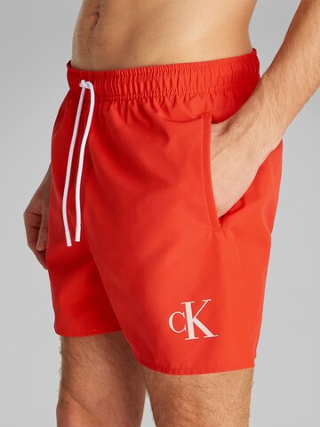 Calvin Klein SwimwearKupaće hlače - crvena boja
