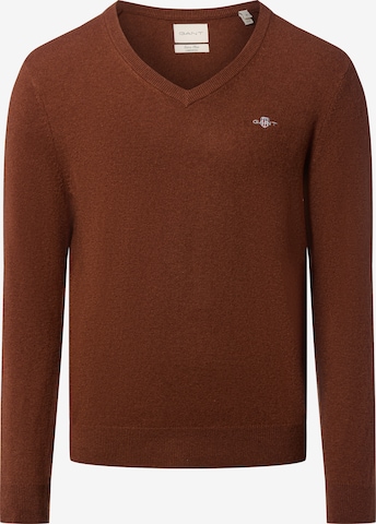 Pull-over GANT en marron : devant