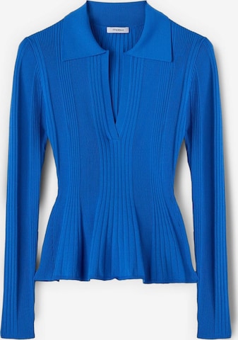 Pull-over MOTIVI en bleu : devant