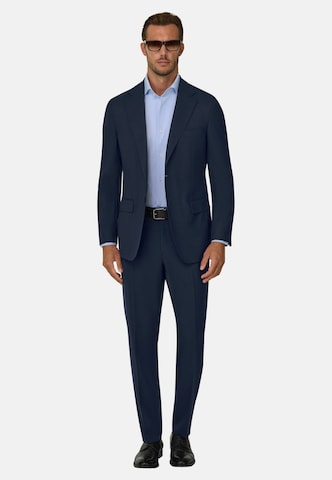 Boggi Milano Regular Fit Business-Sakko in Blau: Vorderseite