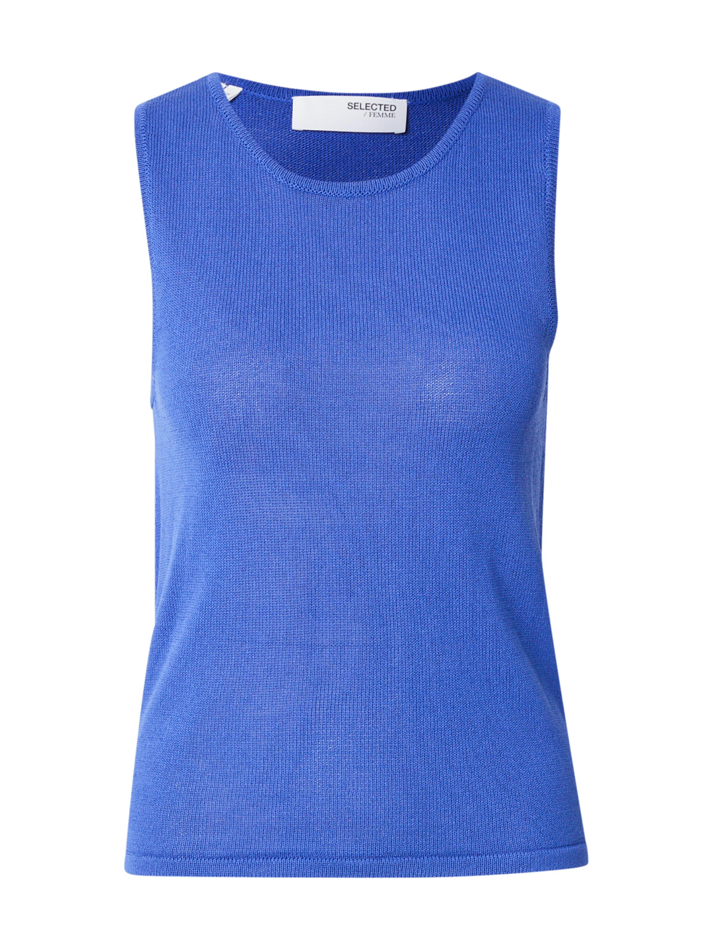 Tops en tricot 'SLFMOON' SELECTED en bleu : devant