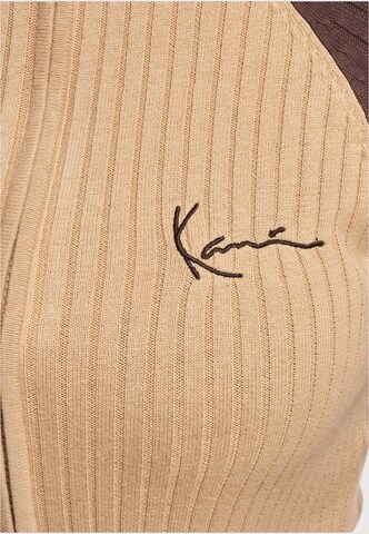 Karl Kani Gebreid vest 'KW234-036-1 KK' in Beige
