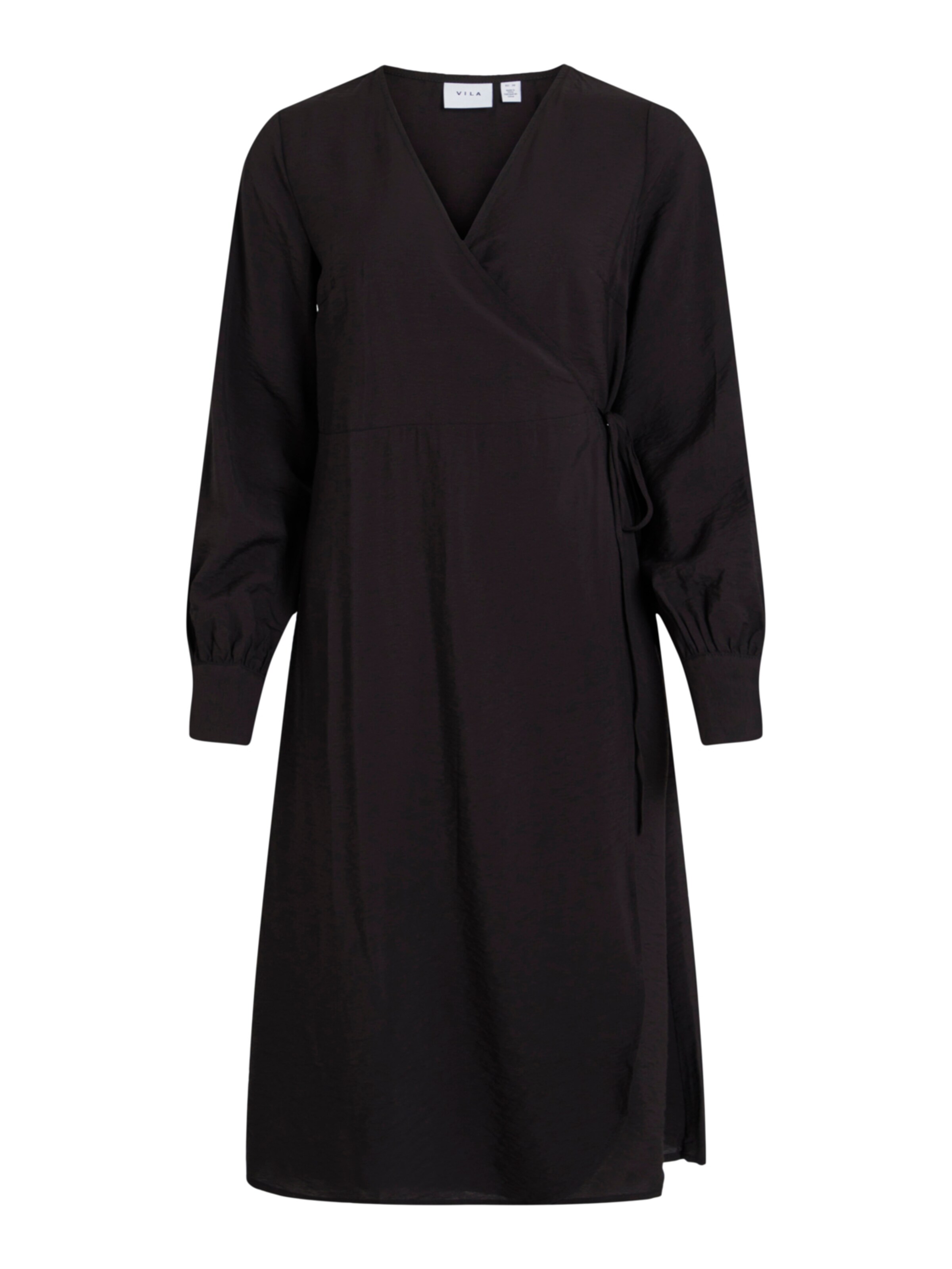 VILA Dress in Black: front
