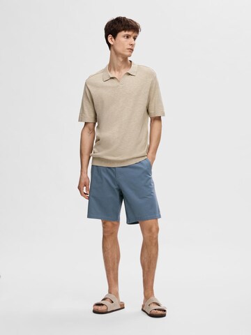 SELECTED HOMME Regular Shorts 'Bill' in Blau