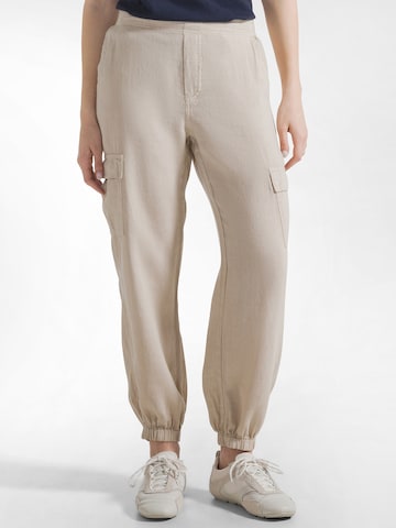 DEHA Tapered Workout Pants in Beige: front