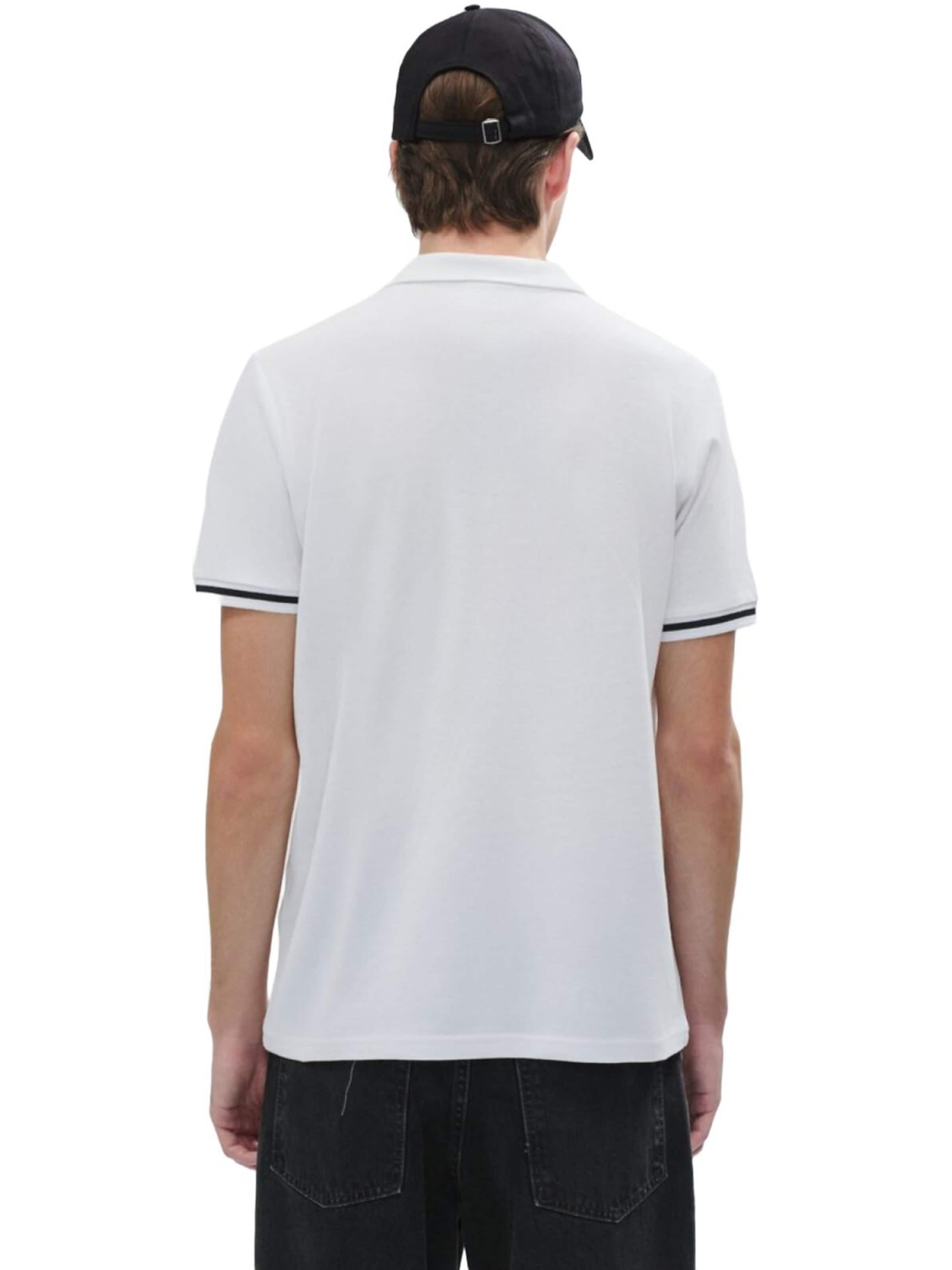 LTB Jeans - Camiseta 'LTB Jeans Herren-Polohemd mit Knöpfen' en blanco