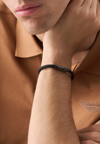 Braccialetto 'SEL' di Aston Martin in nero