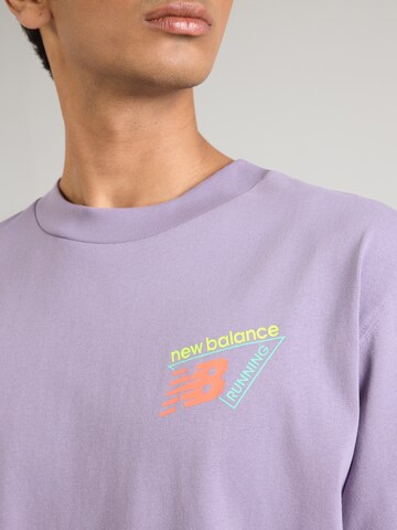 new balance Тениска 'Classic' в лилав
