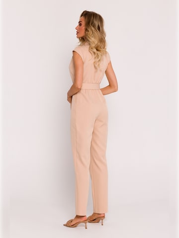 made of emotion - Jumpsuit en beige