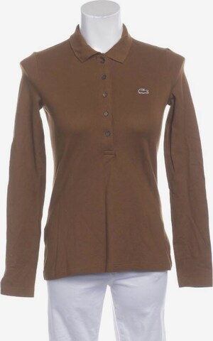 LACOSTE Top & Shirt in XS in Brown: front