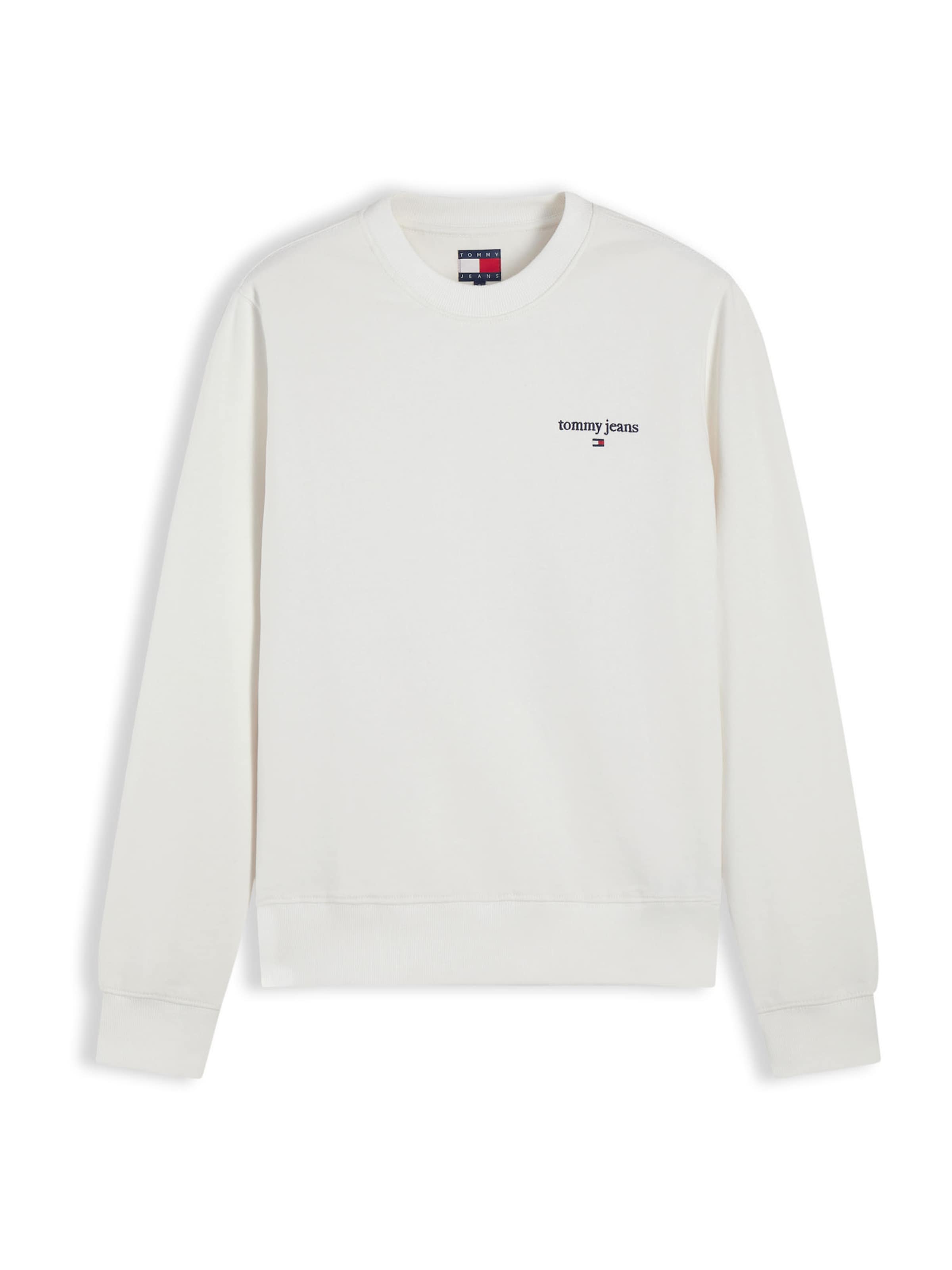 Felpa di Tommy Jeans in bianco: frontale