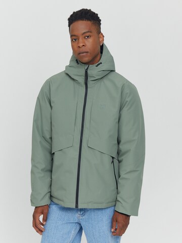 mazine Winter Jacket ' Aden Puffer Jacket ' in Green: front