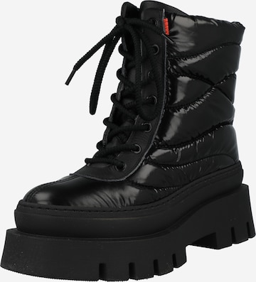 BRONX Lace-Up Ankle Boots 'Evi Ann' in Black: front