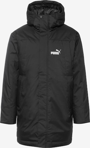 PUMA Winterparka in Zwart: voorkant