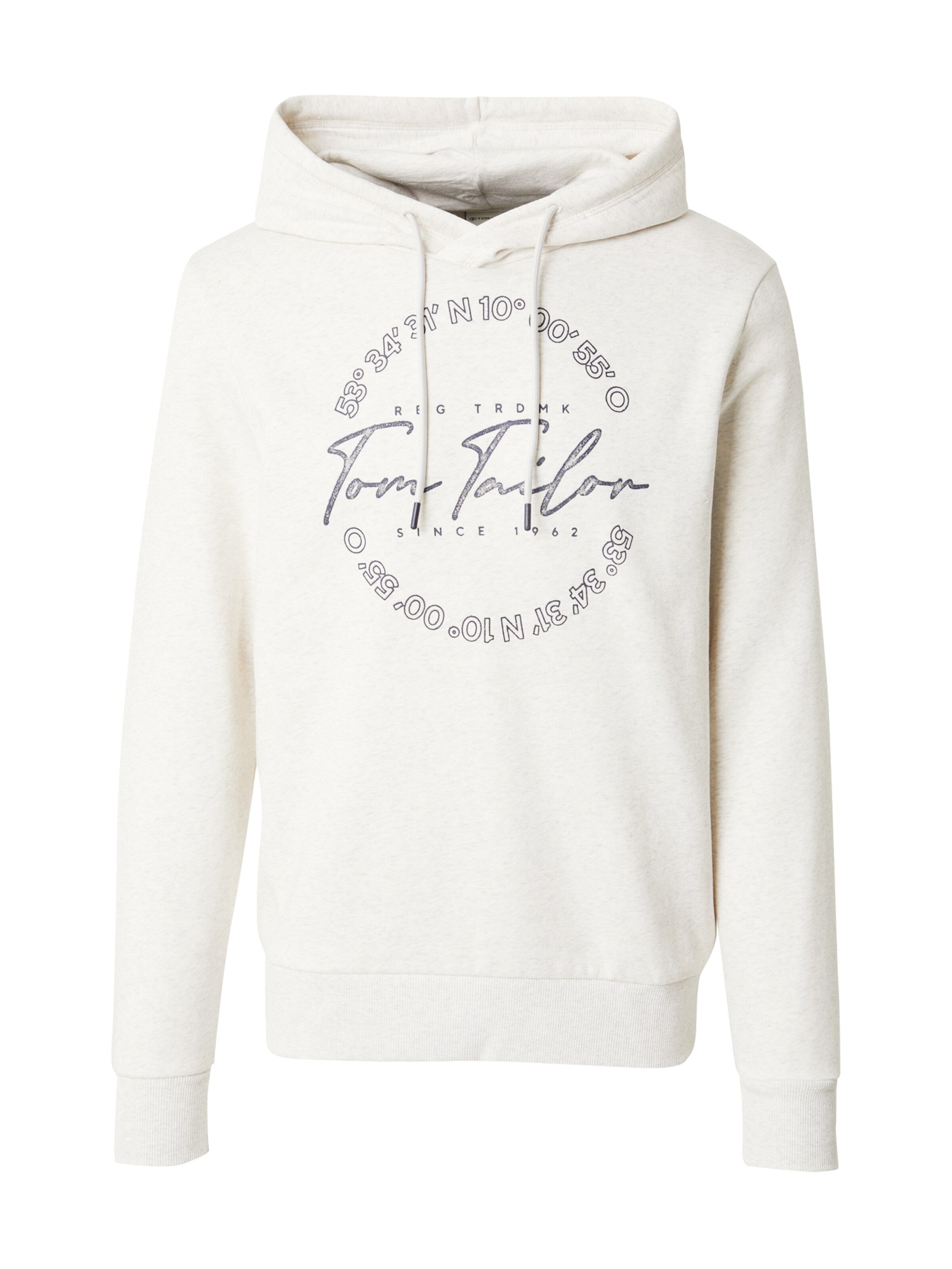 TOM TAILOR Sweatshirt i beige: forside