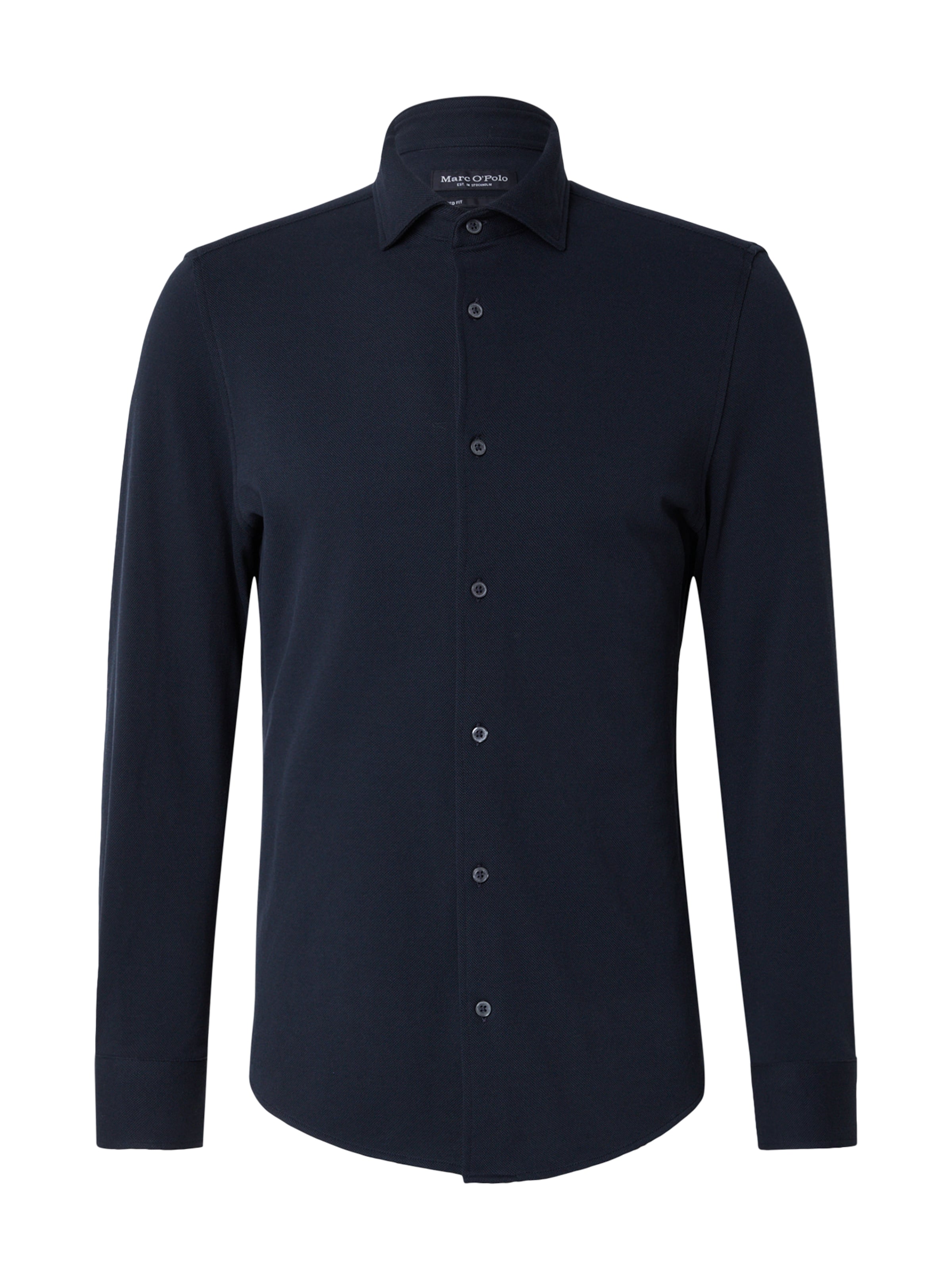 Marc O'Polo Regular fit Button Up Shirt in Blue: front