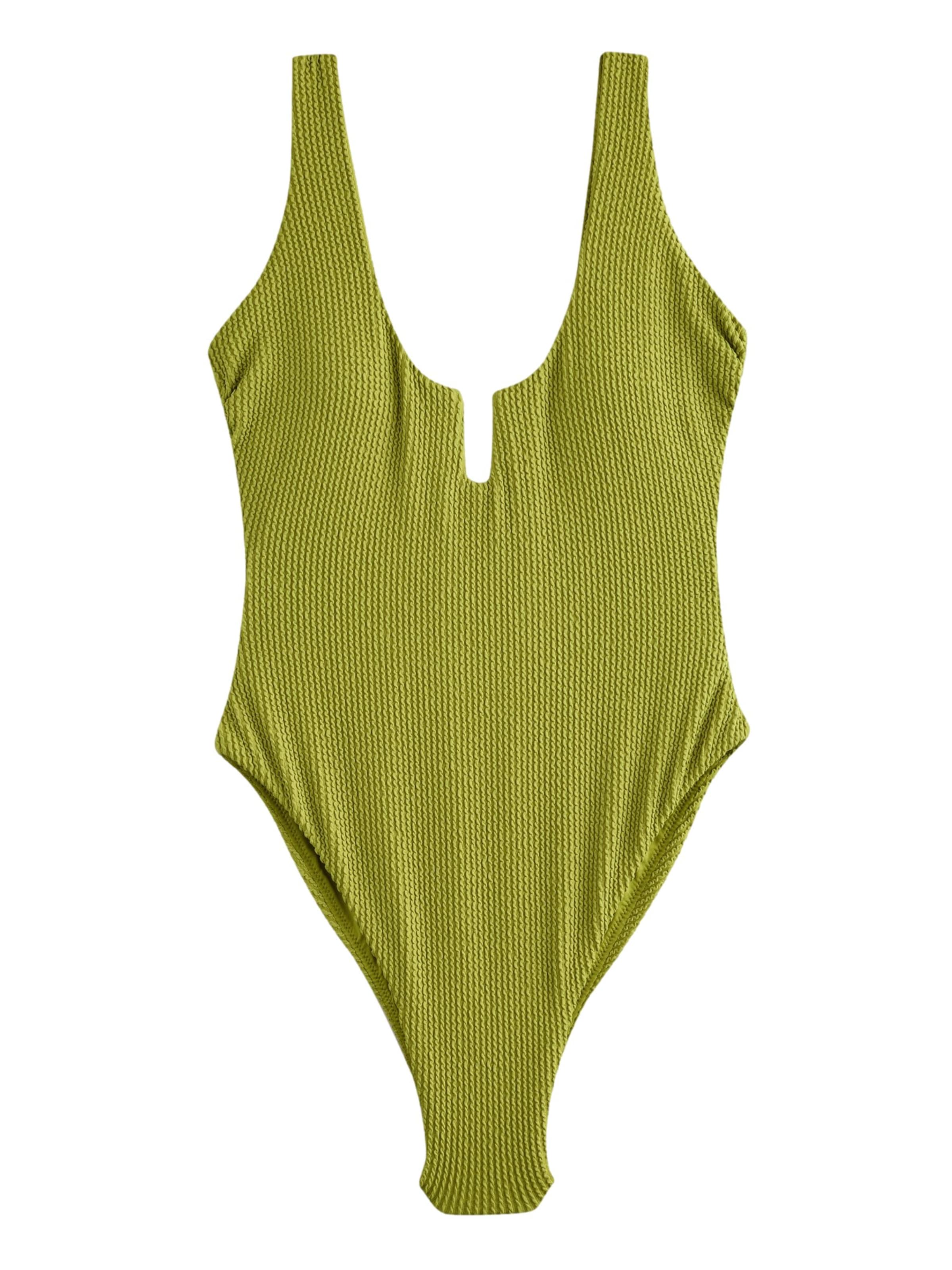 Next - Bustier Traje de baño en verde: frente