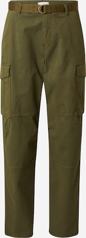 Regular Pantalon cargo TOMMY HILFIGER en vert : devant