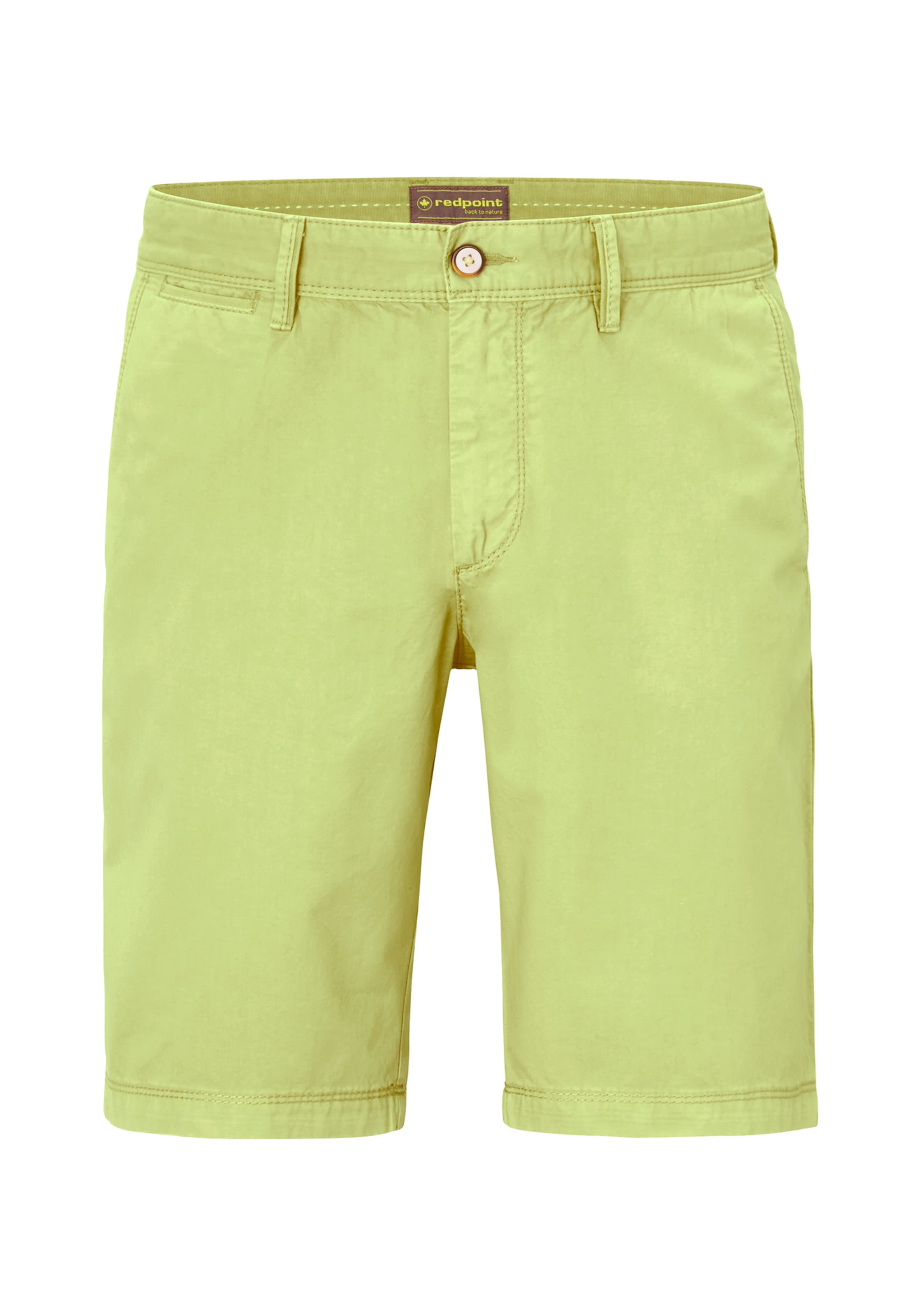 REDPOINT Chino Pants in Yellow: front