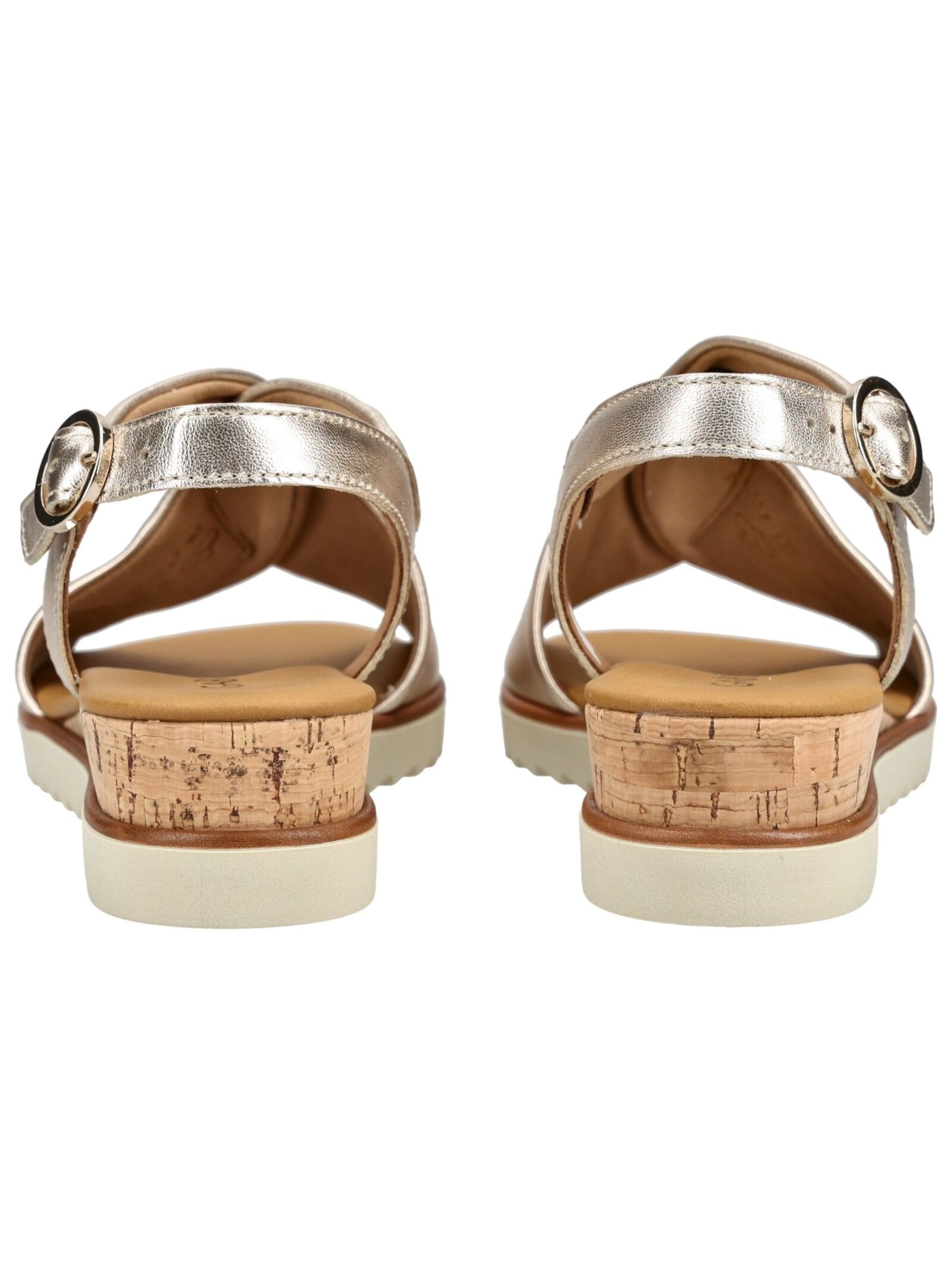 GABOR Sandalen met riem in Goud