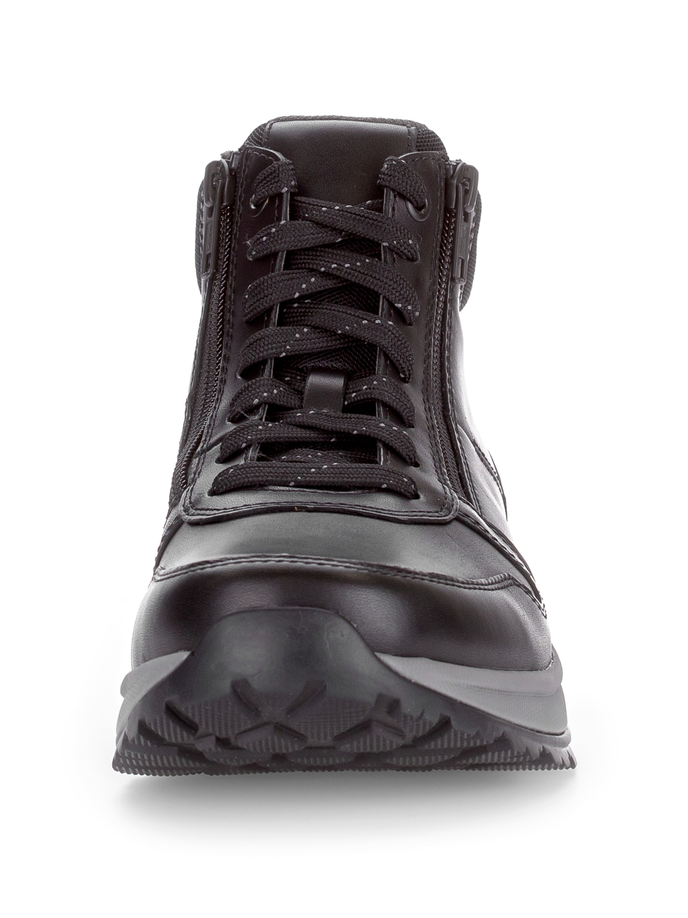 Gabor Rollingsoft Lace-Up Boots in Black
