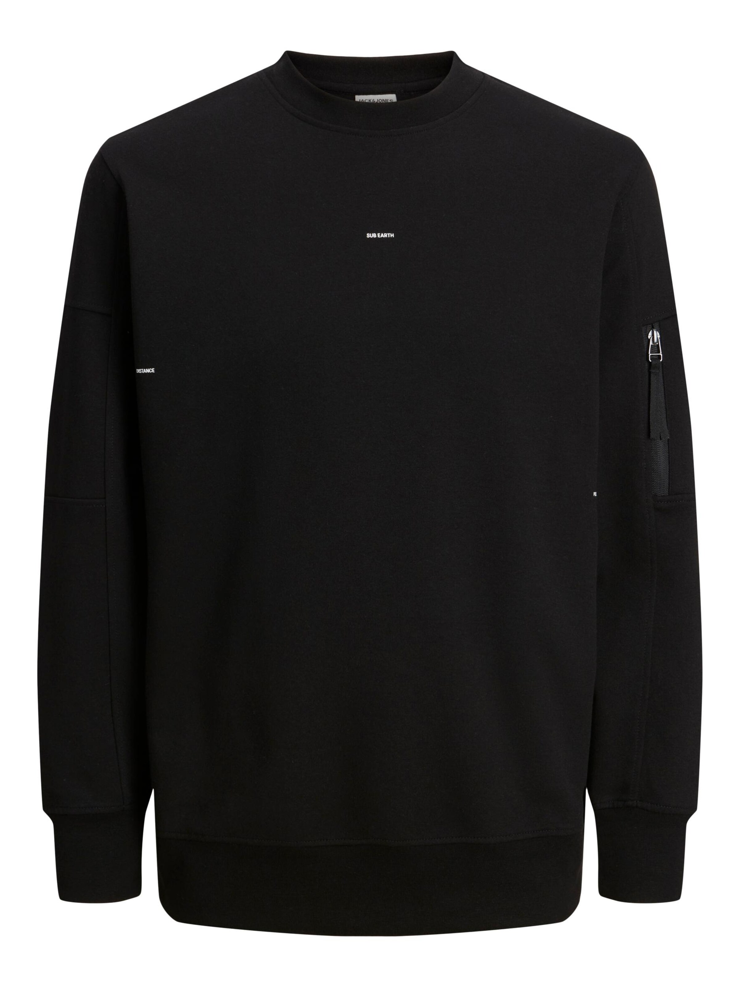 JACK & JONES Sweatshirt 'JCOShade' in Black: front