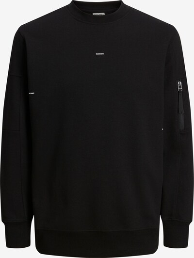 JACK & JONES Sweat-shirt 'Shade' en noir / blanc, Vue avec produit