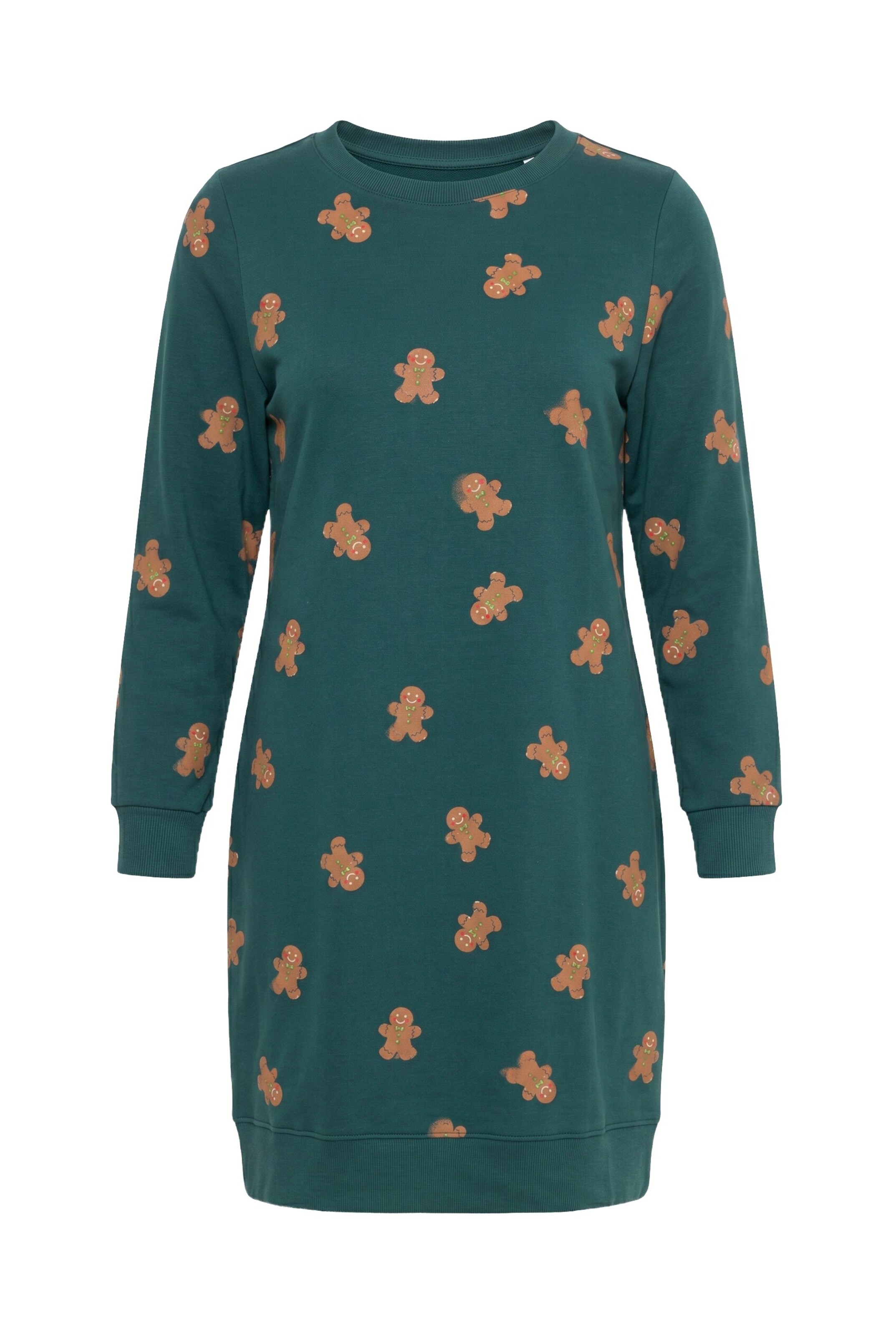 Ulla Popken Dress in Green: front