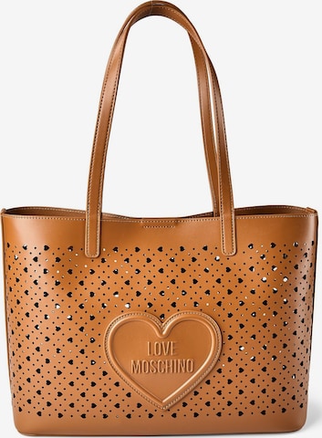 Cabas Love Moschino en marron : devant