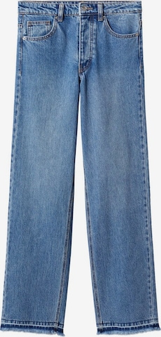 MANGO TEEN Wide Leg Jeans 'Straight' in Blau: predná strana
