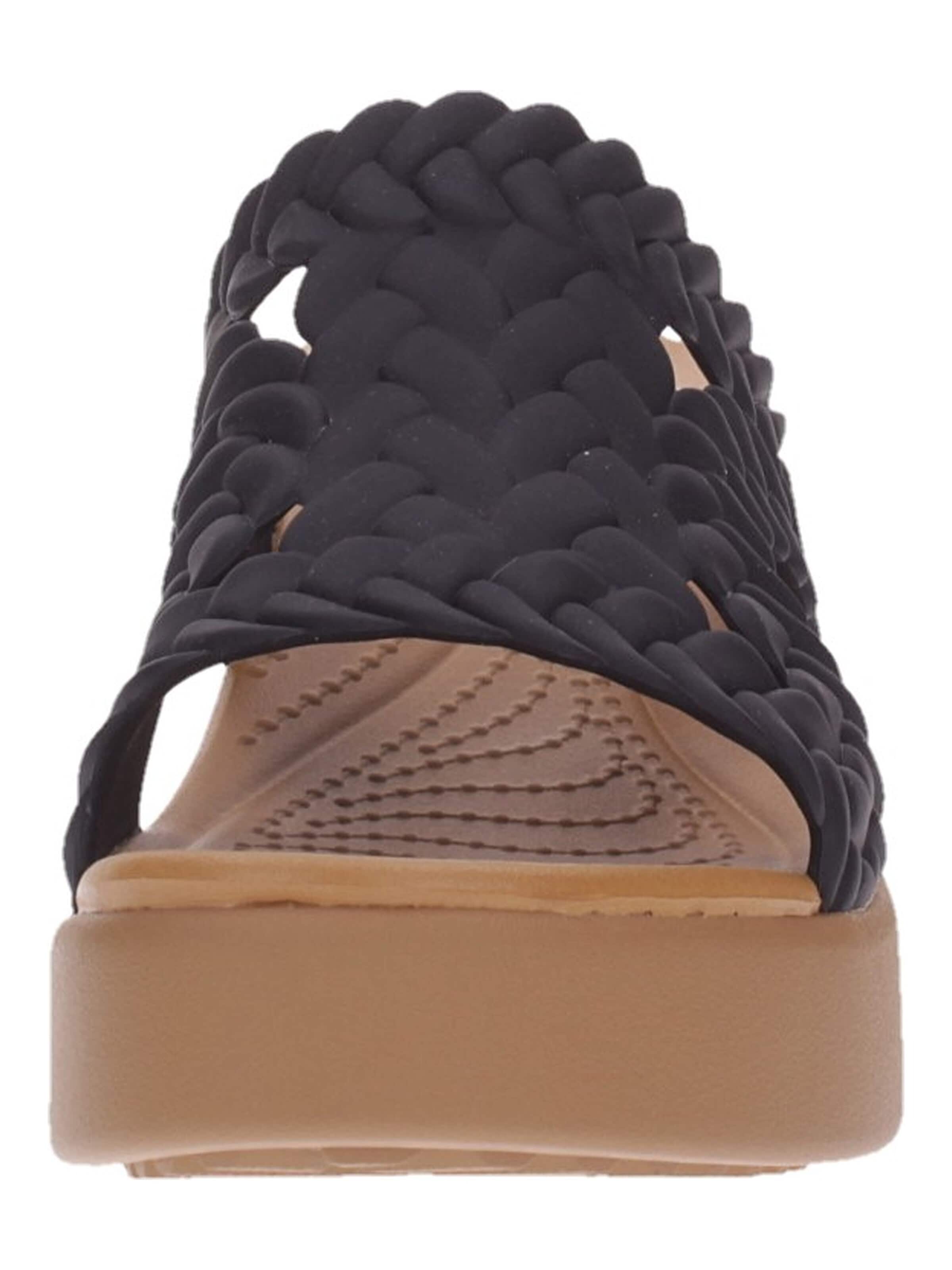 Zoccoletto 'Crocs Ciabatta Brooklyn Woven Slide Heel' di Crocs in nero