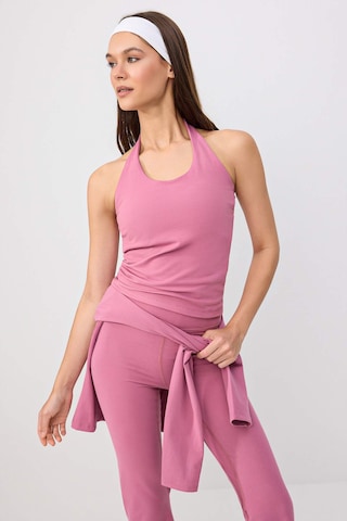 Trendyol - Top em rosa: frente