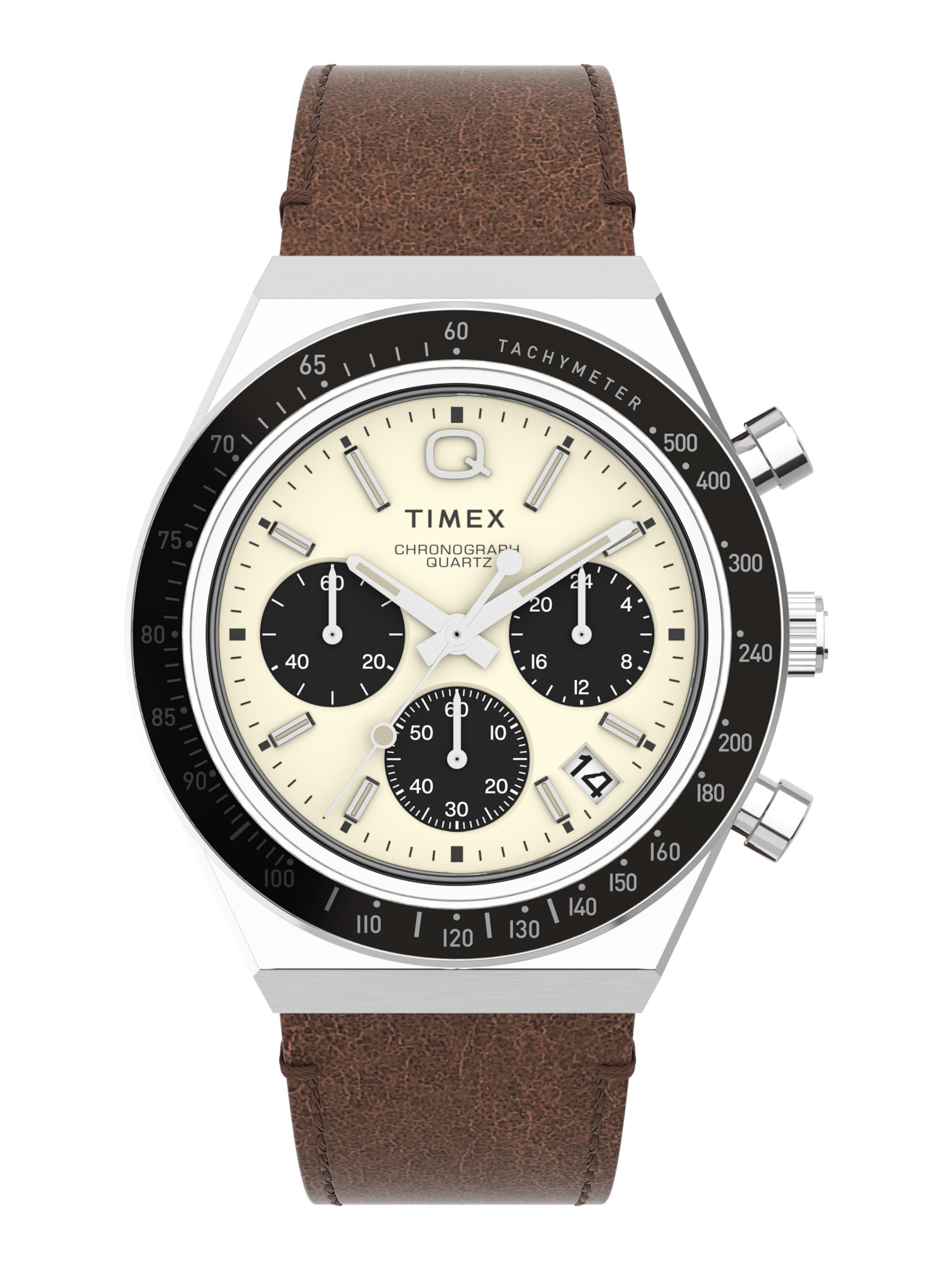TIMEX Analoog horloge in Bruin: voorkant