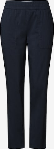 STREET ONE Chino Pants in Blue: front