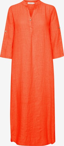 Cream Shirt Dress 'Bellis' in Orange: front