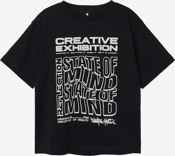 NAME IT Shirt in Zwart: voorkant