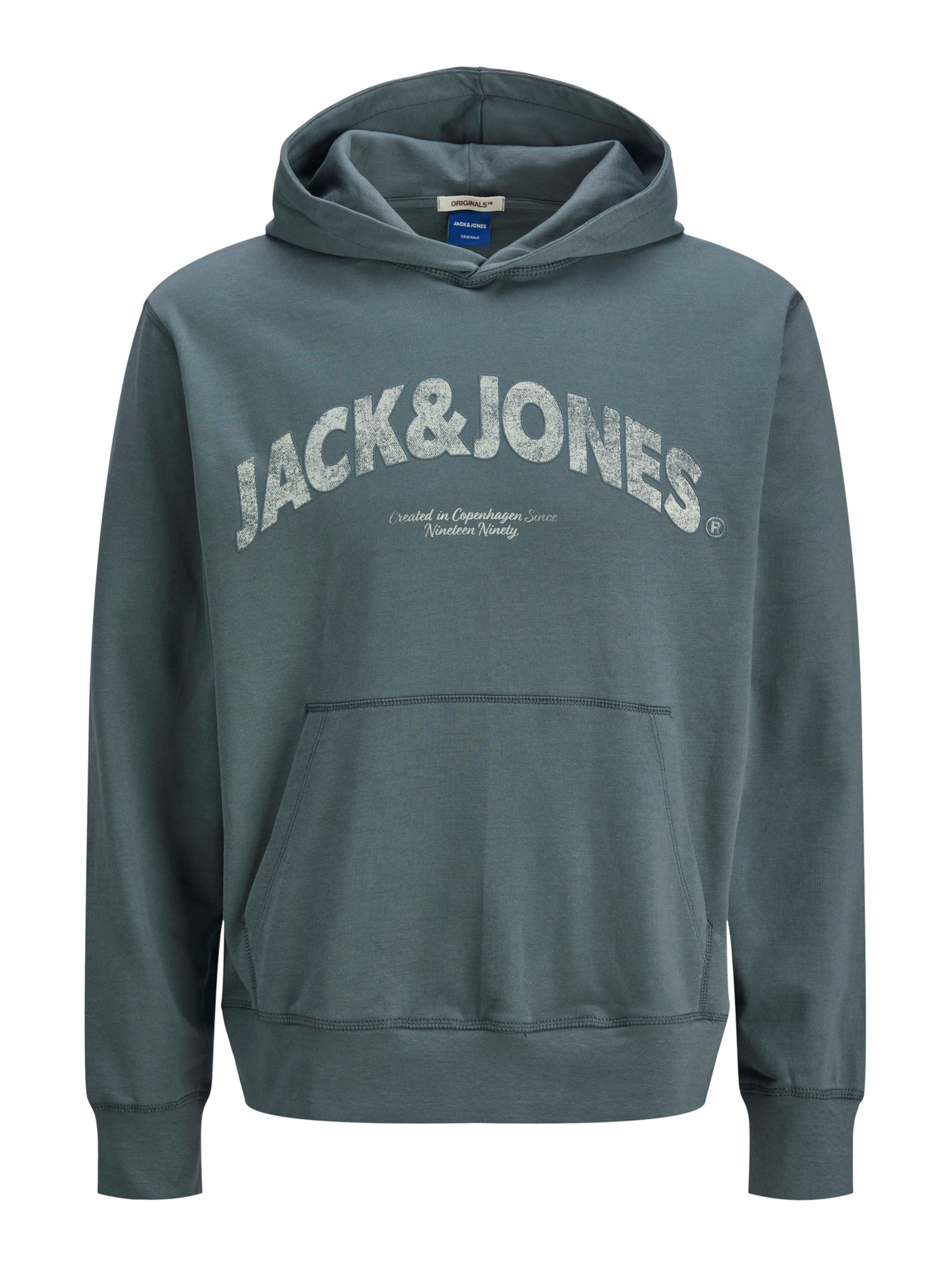 Jack & Jones Plus Sweatshirt 'JORAlmeria' in Green: front