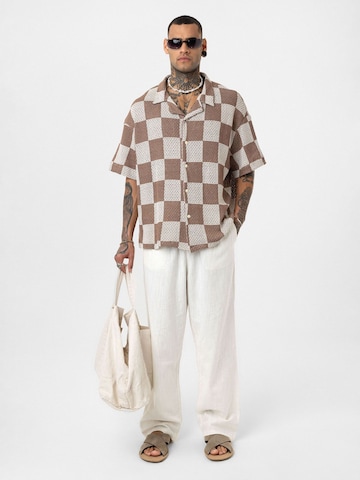 Dandalo Comfort Fit Hemd 'David' in Braun