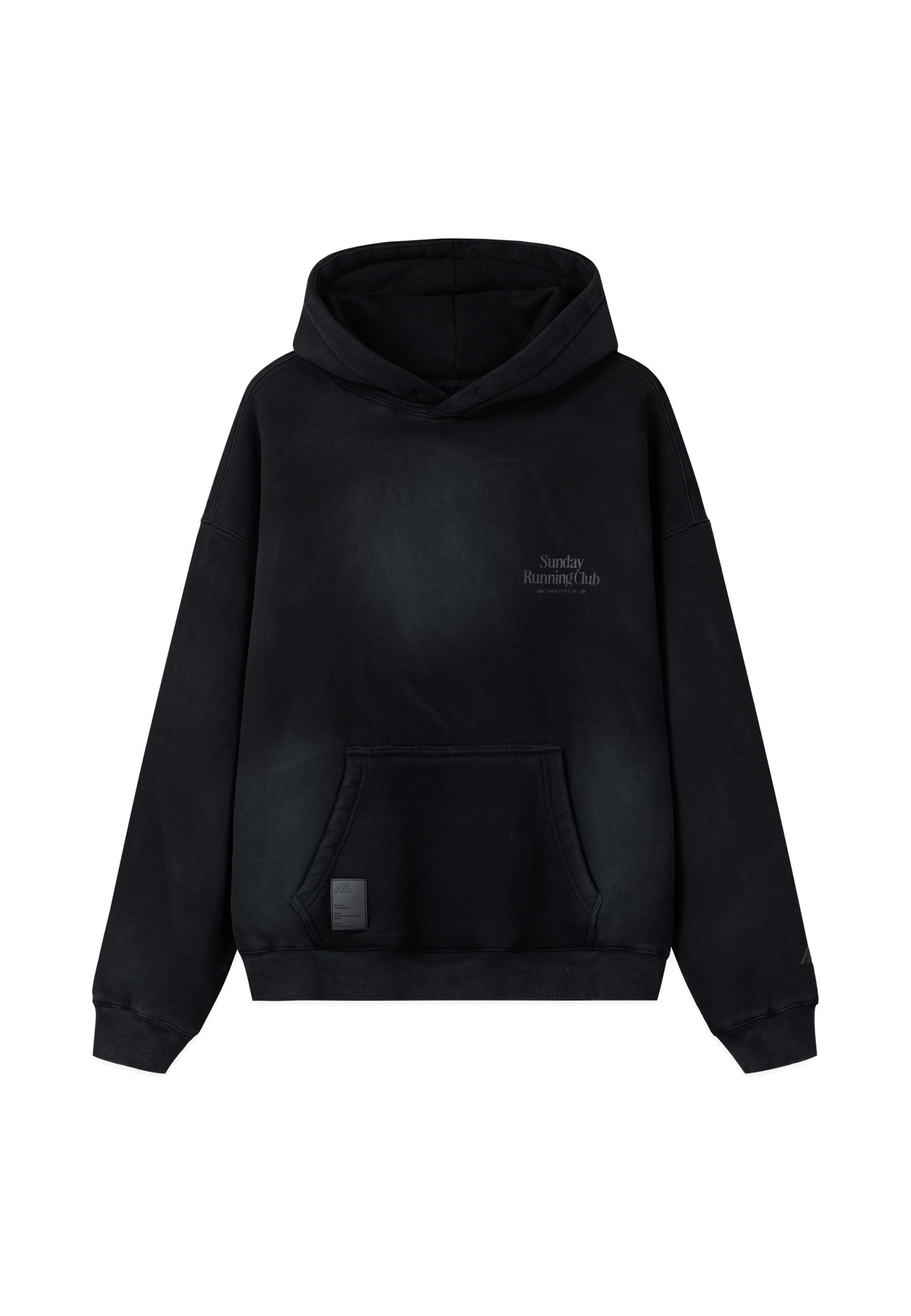 Felpa di Another Cotton Lab in nero: frontale