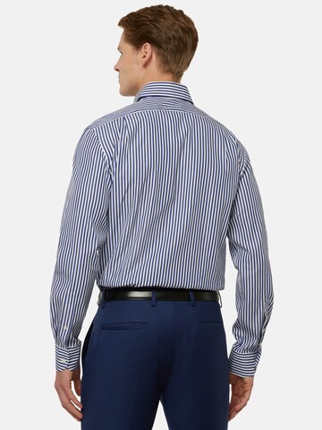 Coupe regular Chemise Boggi Milano en bleu