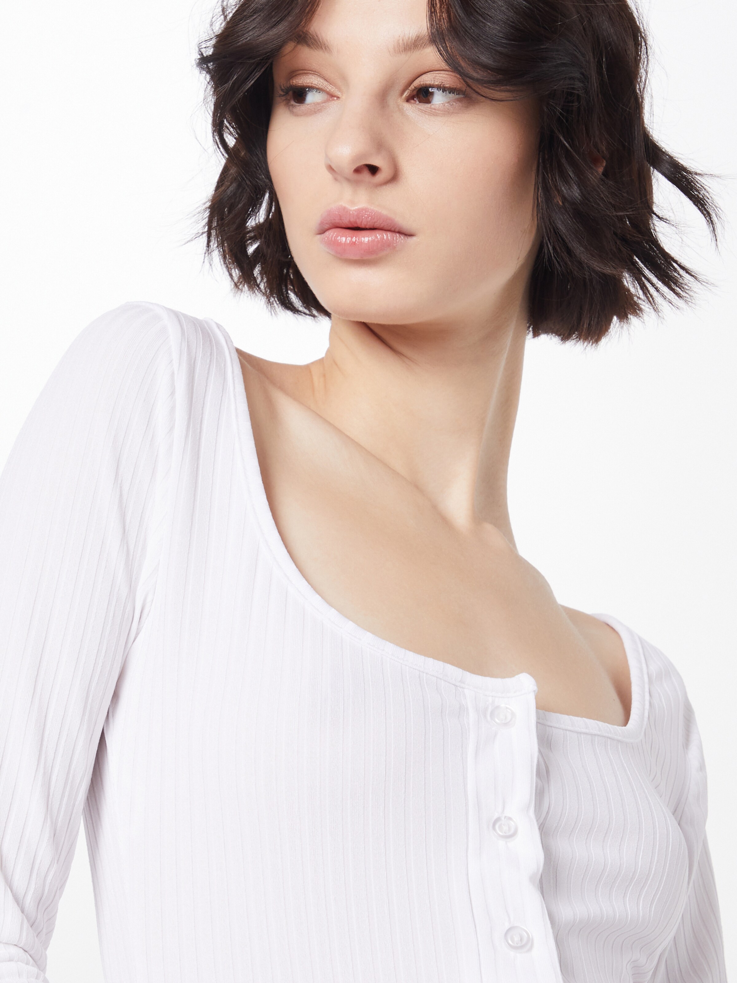 Femme Shirtbody THILDA Femme Luxe en Blanc 