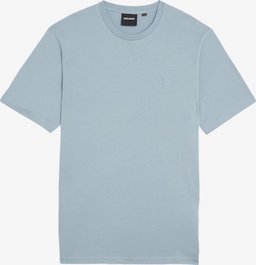 Lyle & Scott Shirt 'Tonal Eagle' in Blauw: voorkant