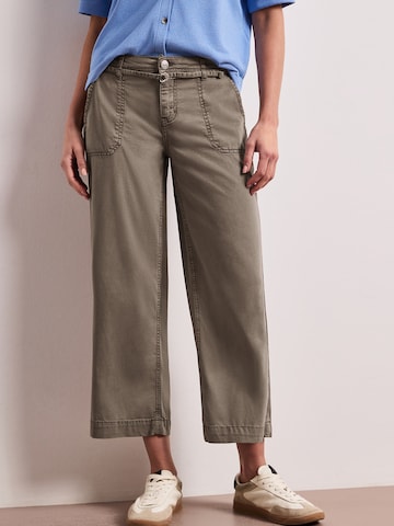 STREET ONE Широкий Джинсы 'Emee' в Коричневый: спереди