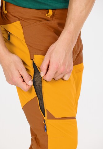 Whistler Regular Outdoor trousers 'Kodiak' in Yellow