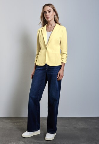 STREET ONE Blazer mit Raffung in Gelb