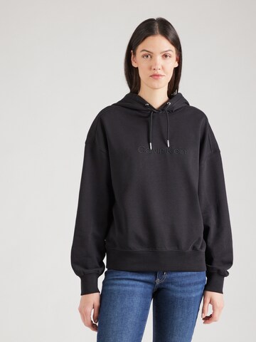 Felpa di Calvin Klein in nero: frontale