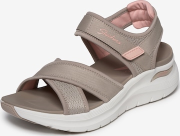 SKECHERS Sandals in Beige: front