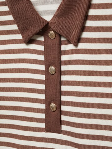 MANGO Shirt in Brown