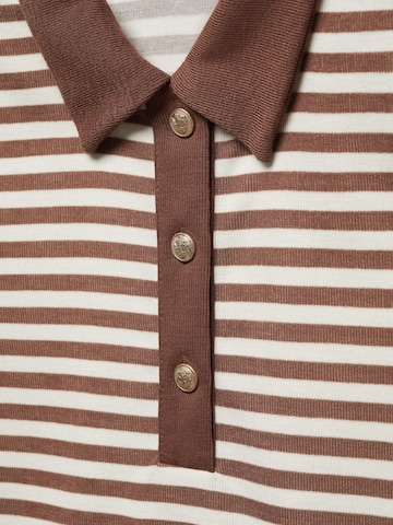 MANGO Shirt in Braun